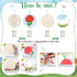 BAPHILE 6 Pack Summer Wind Chime Kit for Kids to Paint Make You Own Wind Chimes Wooden Art Arts and Crafts Ornaments