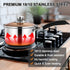LIANYU 1QT Stainless Steel Saucepan with Lid, Small Pot for Milk, Soup, Home Kitchen, Dishwasher Safe