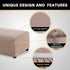 Stretch Ottoman Cover Ottoman Slipcovers Rectangle for Living Room Foot Stool Stretch Covers to Fit Ottoman Foot Rest