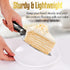 Cake Knife and Server Set, Non-Slip Swirl Grip Cake Cutter and Pie Spatula for Weddings and Parties