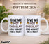 11 oz Funny Hot Cocoa Mug. Give Me Hot Chocolate and Nobody Gets Hurt Coffee Cup. Novelty Gift idea for Winter and the