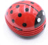 Art&Beauty Red Beetle Shaped Portable Mini Vacuum Cleaner, Cute Corner Desk Table Top Dust Sweeper