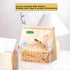 50 Pcs 8.6 Inch Bread Bags with Tin Tie, Large White Cotton Paper Storage Bags for Bakery