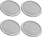 QurHapzy 12 Pack Sprouting Lids,304 Stainless Steel Screen Filter Strainer Lid for 2.75