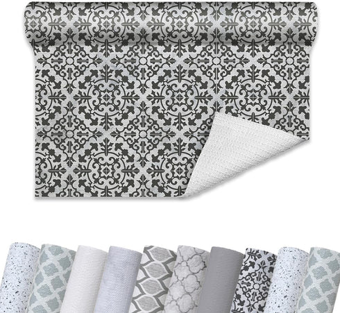 Con-Tact Brand Grip Prints Non-Adhesive Non-Slip Counter Top, Drawer/Shelf Liner, 12" x