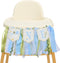 One Silly Goose High Chair Banner - Rustic Blue Ribbon Tassel Garland,
