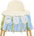 One Silly Goose High Chair Banner - Rustic Blue Ribbon Tassel Garland,