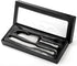 Dicunoy 2 PCS Wedding Cake Knife and Server Set, Vintage Engraved Cake Cutter for Birthday Party