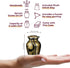 Trupoint Memorials Small Urns for Human Ashes Keepsake, Camouflage Decorative Mini Cremation Urn