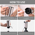 CIRCLE JOY Electric Wine Opener Set, 4-in-1 Rechargeable Wine Set, Gift Set for Wine Lovers, Silver
