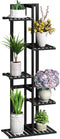BMOSU Bamboo Plant Stand for Indoor Outdoor Plants Corner Tall Plant Shelf