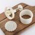 180g 5pcs Cookie Stamps - Thickness Adjustable Moon Cake Mold Set, DIY Decoration Hand Press Cutter