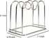 Stainless Steel Wire Cutting Board Holder, Kitchen Organizer with 2 Sections