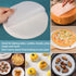 Round Parchment Paper Set of 200, Non Stick 12 Inch Baking Rounds for Springform Pan, Toaster Oven, Tortilla Press