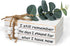 3 Pieces Wooden Decorative White Books, Rustic Farmhouse Faux Books for Coffee