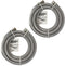 HQRP 2-Pack Universal Premium Braided Stainless Steel Refrigerators/Ice Makers Hoses, 6-Foot