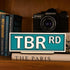 TBR Dead But Well Read Sign Funny Bookish Decor for Bookshelf, Library, or Reading Nook Book Shelf Decorative Gift