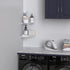 ClosetMaid 8282 Corner Shelf Organizer, Wall Mount Hanging Corner Shelves, Durable Steel, White