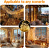 2-Pack 33FT 100LED 8 HXWEIYE Fairy Lights Battery Operated (Included) with Remote & Timer, Modes Rechargeable Twinkle