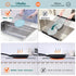 Ohuhu Roll Up Dish Drying Rack, Over The Sink, 16.5" W x 13" L, Portable Foldable Dish Drainer