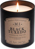 Manly Indulgence Black Tuxedo Jar Candle, 16.5 oz, White Musk, Lavender, Cedarwood, Up to 60 Hour Burn