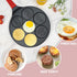 Dinosaur Egg Pan, Nonstick Omelet and Silver Dollar Pancake Maker, 7-Cups Car Truck Pancake Mold