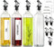 GMISUN Oil Dispenser for Kitchen, Glass Oil Container Set of 4, Cooking Oil and Vinegar Dispenser with Funnel and Labels