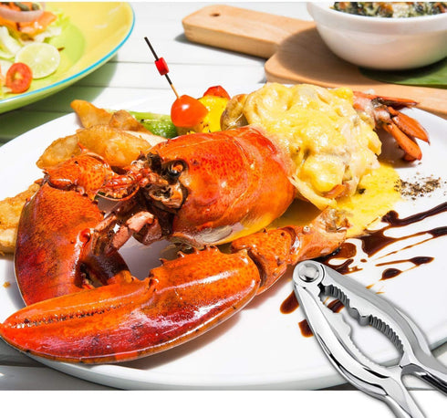 TORINALITAL 15PCS Crab Leg Crackers and Tools - Shellfish Crab Claw Cracker Seafood Lobster Crackers and Tools, Nut