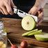 ZhengSheng Folding Chef Knife 4.8" Sharp 440A Stainless Steel Blade, Wooden Handle Pocket Foldable Kitchen Knife
