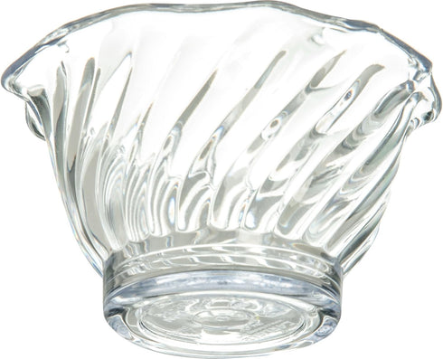 Carlisle FoodService Products Plastic Dessert Dish, Clear, 5 Ounces, Pack of 24