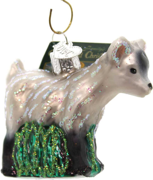 Old World Christmas Pygmy Goat Glass Blown Ornaments for Christmas Tree