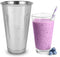 EHOMEA2Z Malt Cup Stainless Steel Ice Cream Milkshake Commercial Grade, 30 oz
