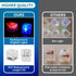 Light Up Ice Cubes - 12/24/60/96 Pack Multi Color LED Ice Cubes for Drinks, Waterproof Reusable for Parties