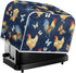 Washable Toaster Dust Cover, 4 Slice Chicken Rooster Decorative Cover, Kitchen Appliance Protector, Fingerprint