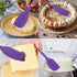 Silicone Spatulas Set, Rubber Spoon Spatula Heat Resistant Spoonula One Piece Design Seamless Spatula Non-Stick Scrapers Baking Mixing Tool (Purple) by MOACC