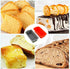 2 Pack Silicone Square Cake Pan, 8x4 Inch Non-Stick Bread Loaf Pans for Baking Homemade Bread, Toast, Cakes