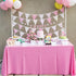 Childom 3 Pack Plastic Tablecloths for Rectangle Tables 54" x 108" - White Disposable for Indoor or Outdoor Parties