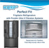 HQRP 4-Pack Activated Carbon Refrigerator Filter Replacement for Frigidaire PAULTRA2 PureAir Ultra II