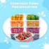 Prime Home Direct Ice Cube Tray with Lid and Bin, 112 pcs, 4 Silicone Ice Cube Trays for Freezer