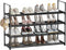 Saincustom Shoe Rack - 4-Tier Shoe Organizer with Adjustable Shelf Height, Sturdy Shoe