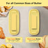 XICVIC Countertop Butter Dish with Lid and Knife for and Refrigerator, Butter Stick Holder with Airtight Transparent