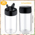 30 Pack 8.7 oz Mimorou Plastic Spice Jars with Shaker Lids Clear Seasoning Containers Spice Bottles for Kitchen Storing
