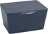 WENKO Decorative Storage Box with Lid for Bathroom Organization, Small Container for Storage (Dark Blue, 7.48 x 3.94 x