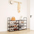 MUAHRCE 8-Tier Closet, (18" W10" D58" Tall Shoe Rack for Entryway, Adjustable Sturdy Durable Shoe Shelf,Narrow Shoe