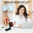 Portable Handheld Fan, Mini Desk Fan with LED Display, 180° Foldable Neck Fan for Travel Outdoor (Black)
