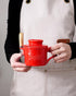 Mavolico Countertop, Butter Dish with Lid, French Ceramic Butter Crock with Water Line for Keeps Butter Spreadable