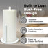 Josef Mention Trading 2-in-1 Stainless Steel Paper Towel Holder with Spray Bottle | White | J.M.T HomeGoods