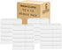 GOLD TEXTILES Premium White Washcloths Set - 48 Pack | 12x12 Inches