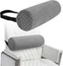 Lumbar Roll Pillow for Lower Back, Foam Roll Cushion with Pillowcase and Strap for Office Chair Car Pain Relief