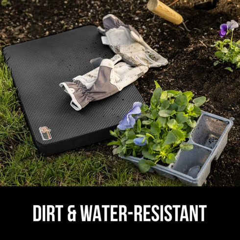 17.5x11, GORILLA GRIP Extra Thick Patent Pending Supportive Foam Kneeling Pad, Large Cushion Knee Pads for Gardening